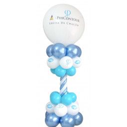 Columna de globos con globo gigante personalizado  - 2