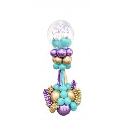 Arreglo de globos de aire personalizado  - 1