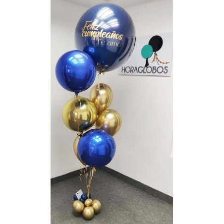 Gran bouquet de globos con helio personalizado  - 1